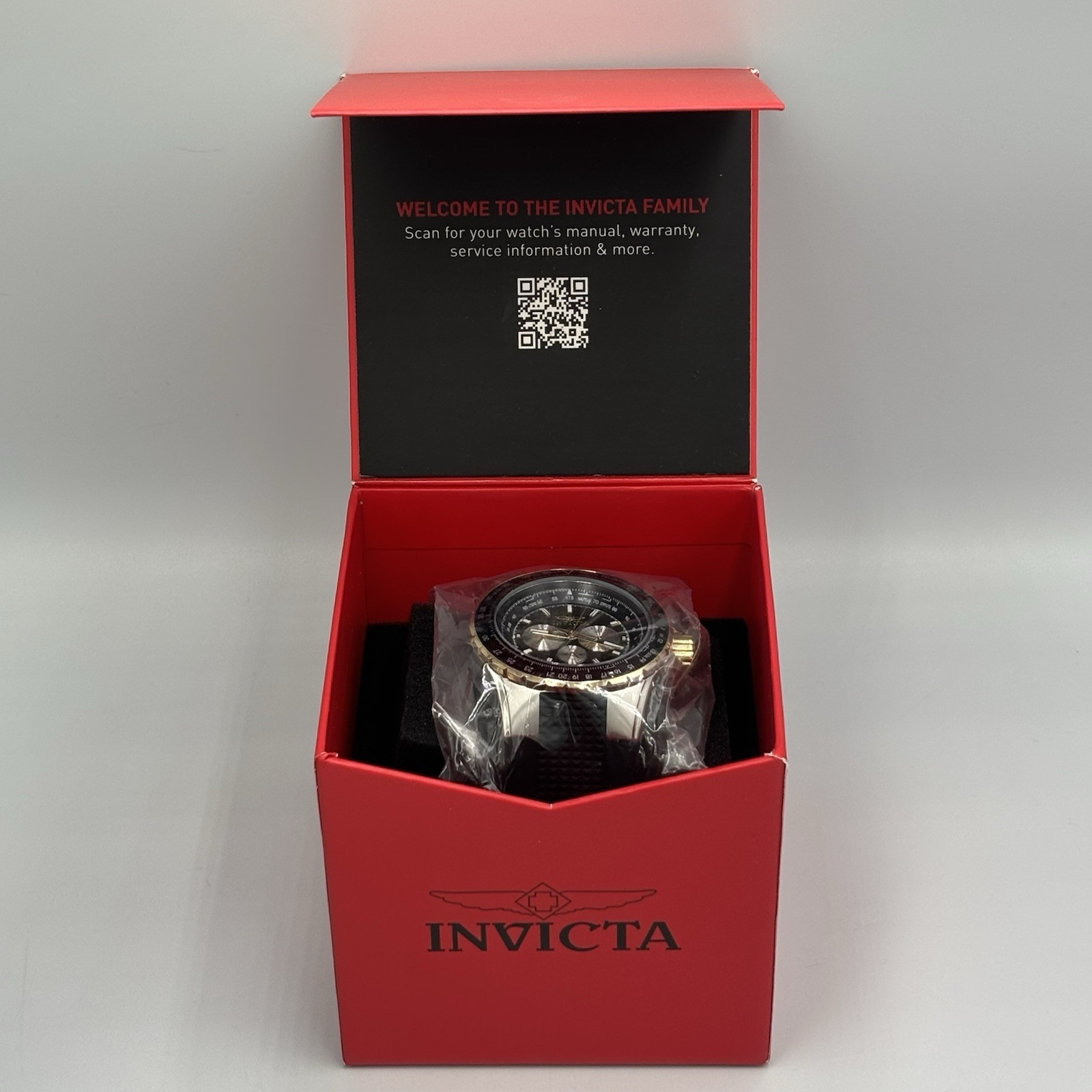 Invicta Aviator Watch Men 51mm Black Dial Two Tone Daydate Round 33029 New